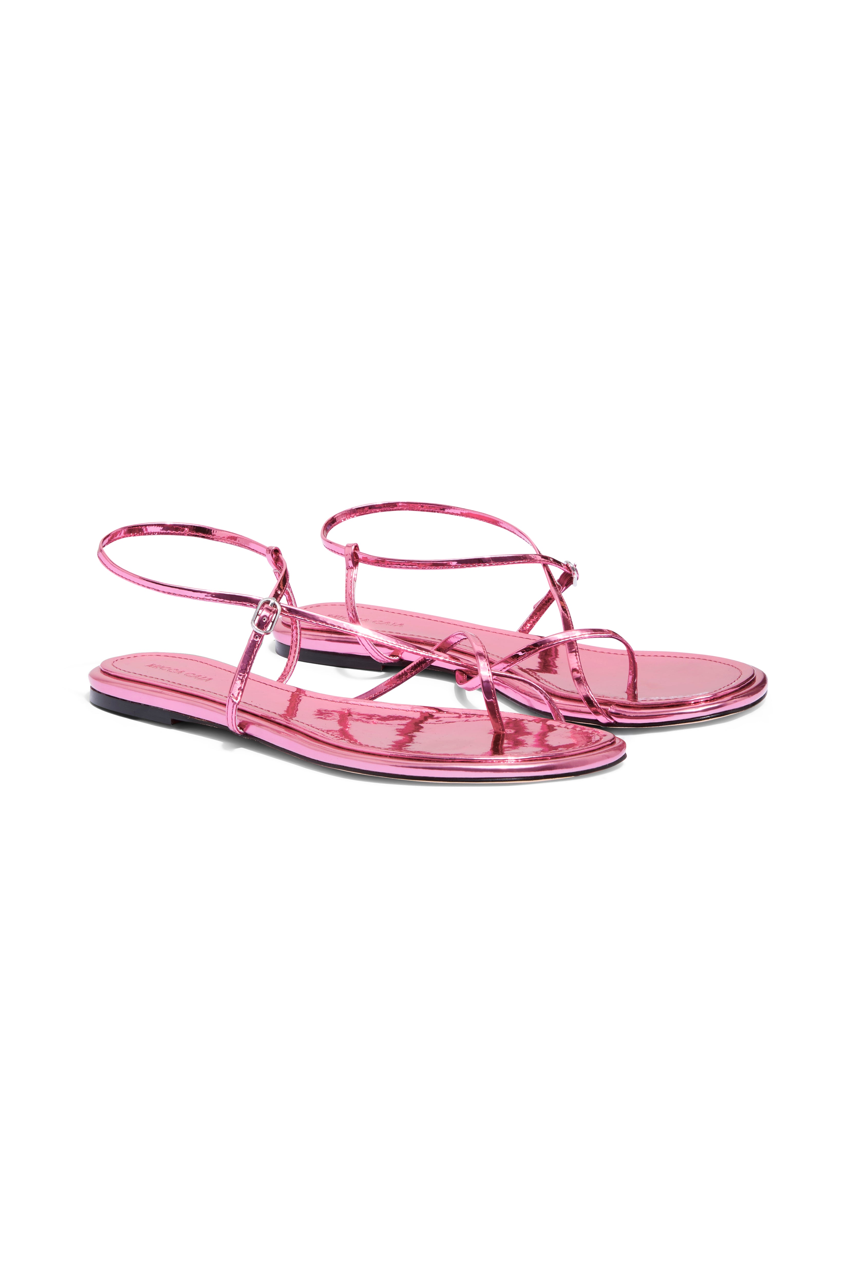 DELLA SANDAL - METALLIC PINK – MICCA CAIA