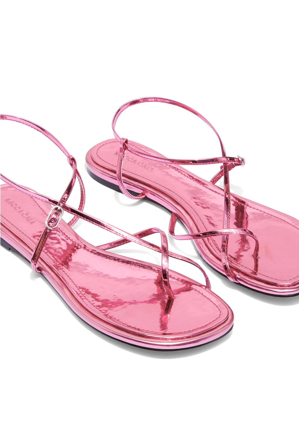 DELLA SANDAL - METALLIC PINK