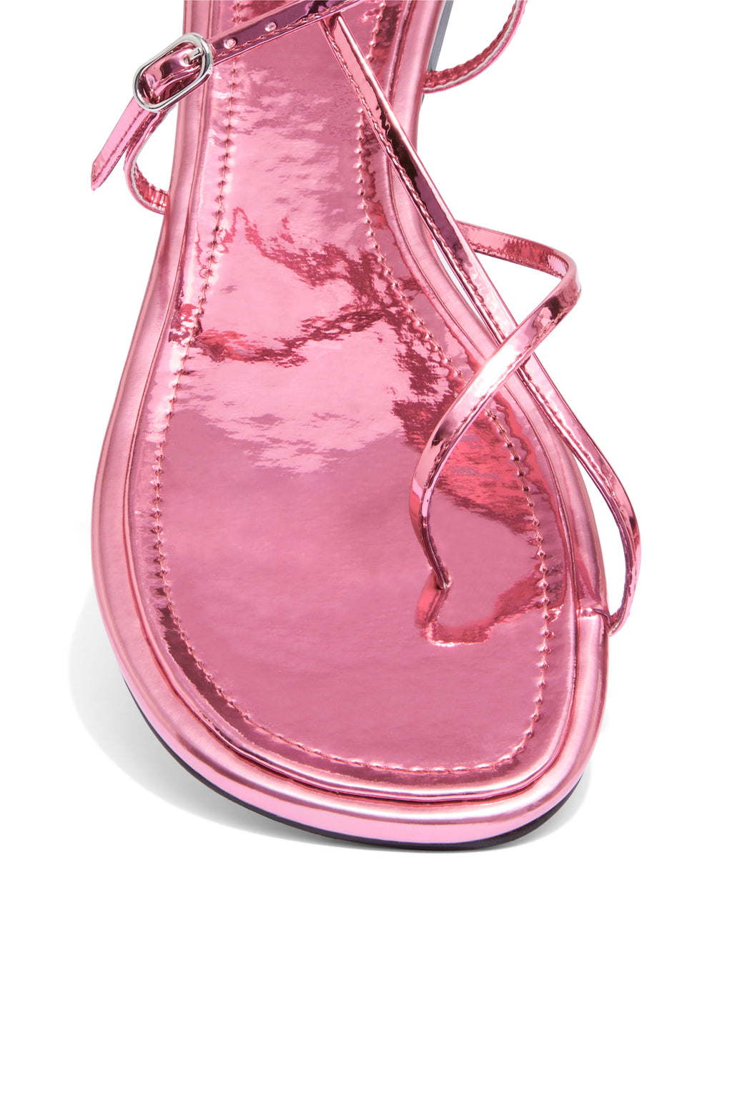 DELLA SANDAL - METALLIC PINK