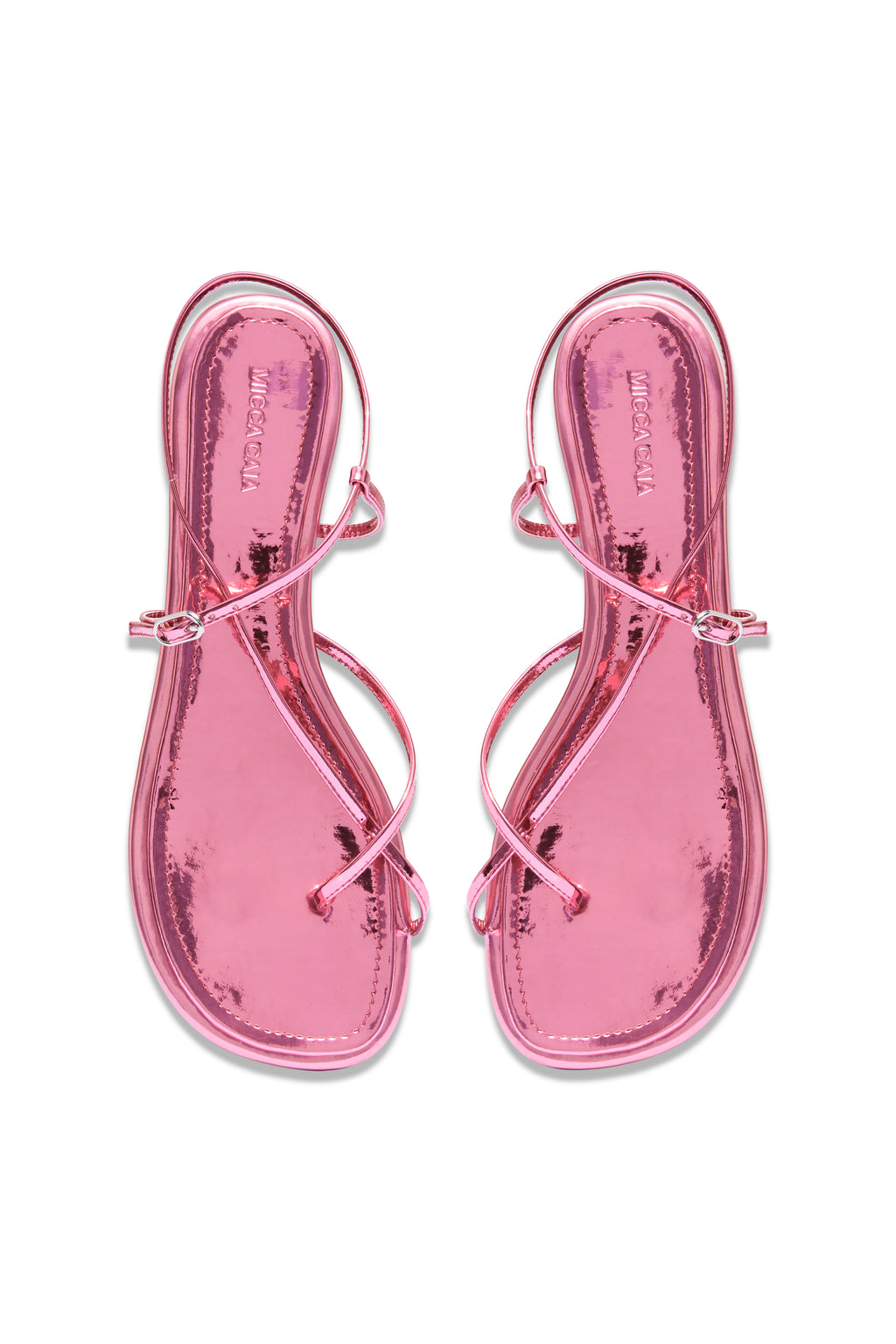 DELLA SANDAL - METALLIC PINK